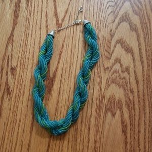 Beaded rope necklace